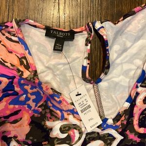 Talbots NWT never been worn petite XL floral dress